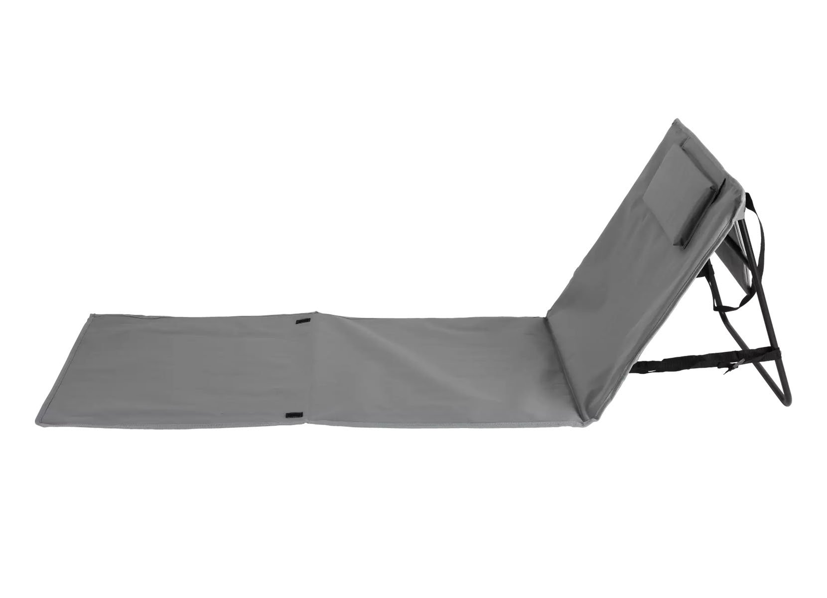 Klappbare Strandmatte mit Kopfpolster 158x54,5cm