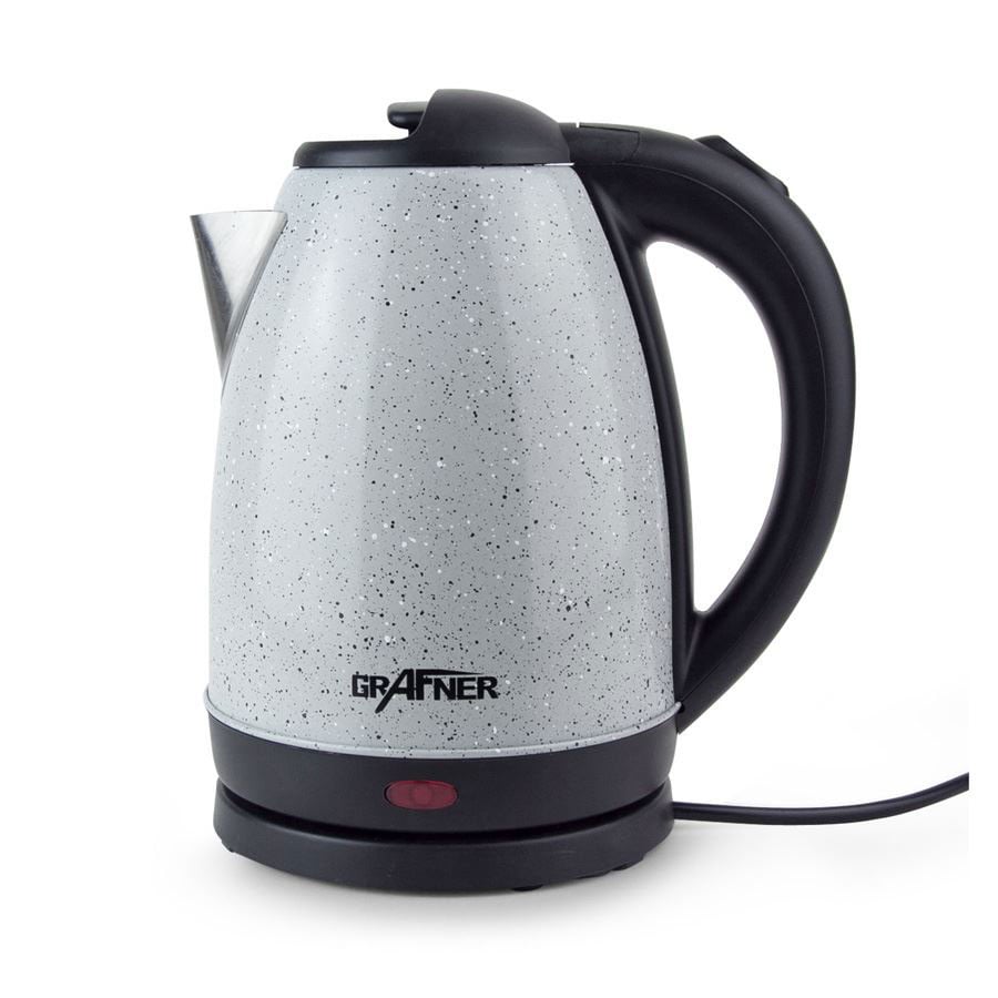 Grafner Wasserkocher 1,7L Grau gesprenkelt