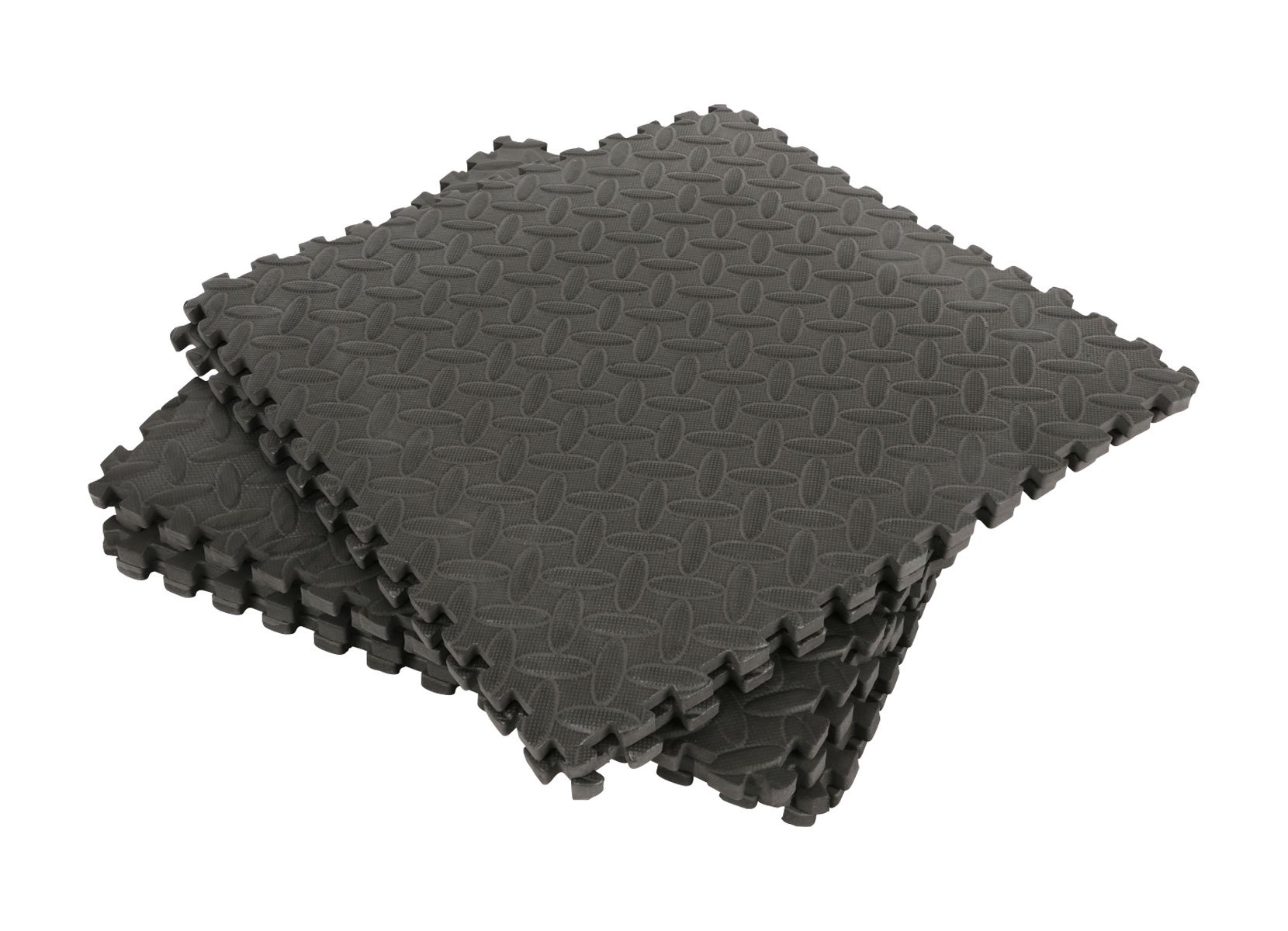 Bodenschutzmatten EVA 39x39cm 6er-Set 0,96m² Anthrazit