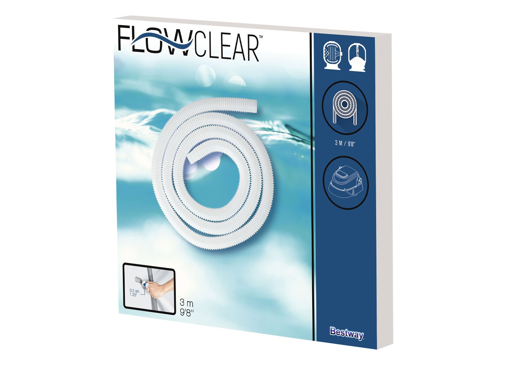 Bestway #58369 Poolschlauch 3m für Filterpumpen
