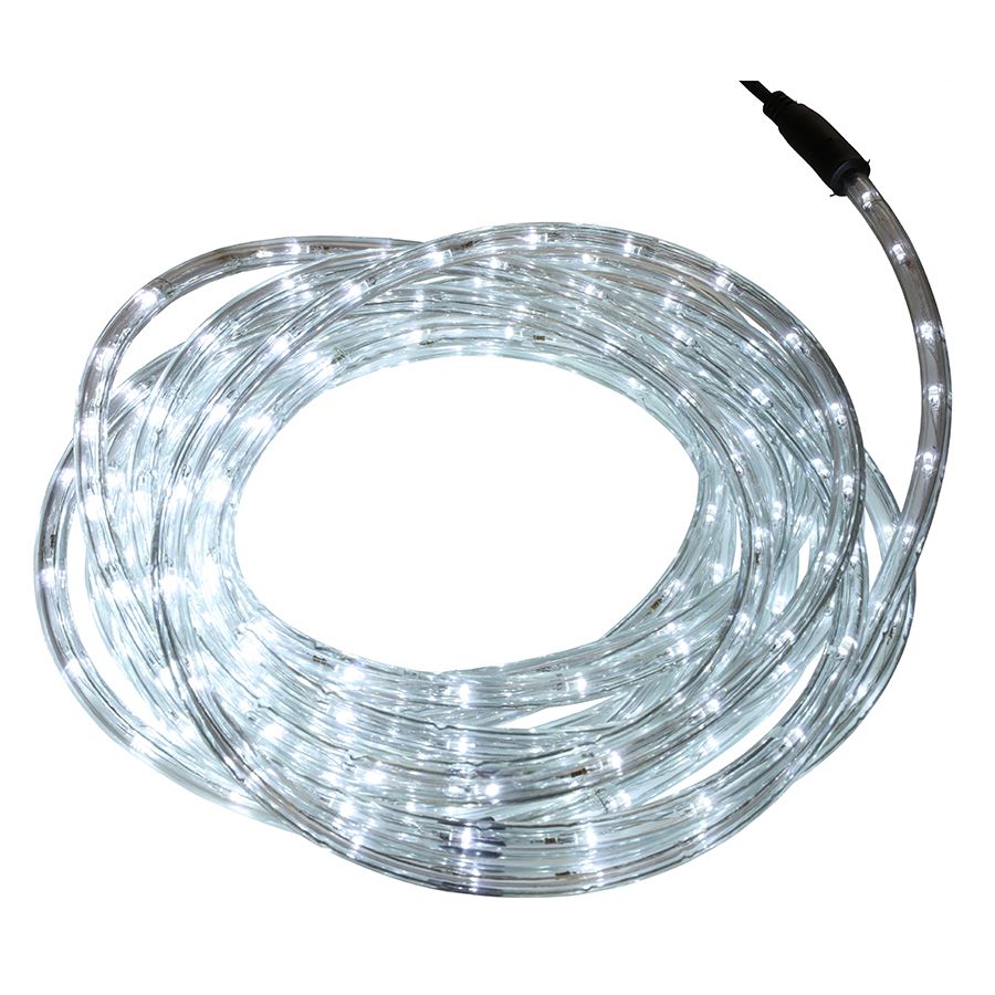 Transparenter LED-Lichtschlauch 10m 240 LEDs Kaltweiß
