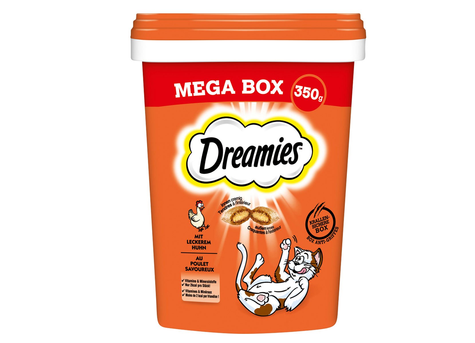 Dreamies Mega Box Katzensnack 350g Huhn