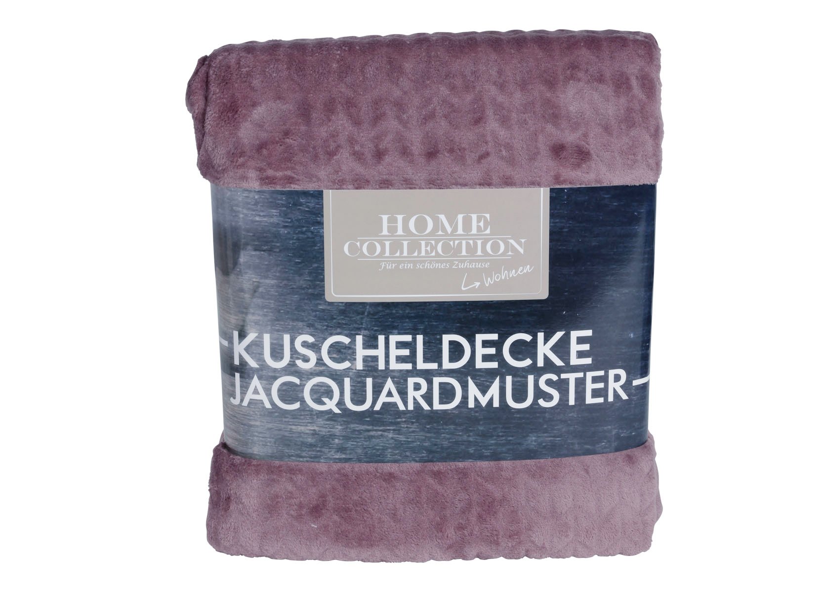 Kuscheldecke Jacquardmuster 150x200cm Malve