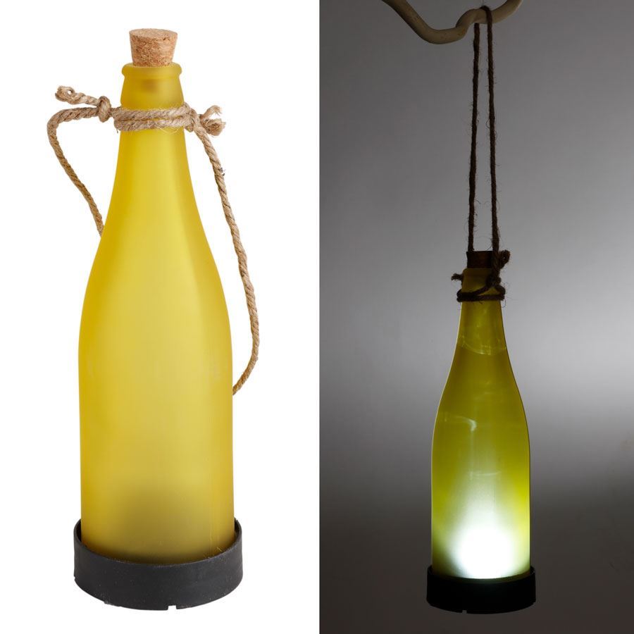 Solar-LED-Flaschenleuchte 7,5x24cm