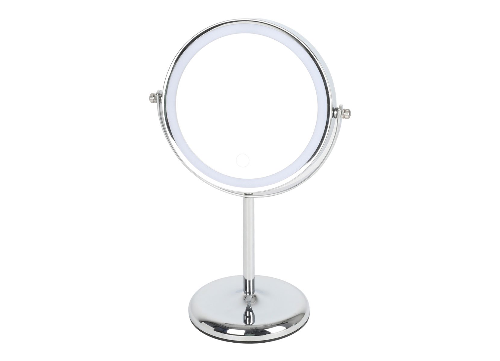 Doppelseitiger LED-Kosmetikspiegel mit Licht 32,5cm