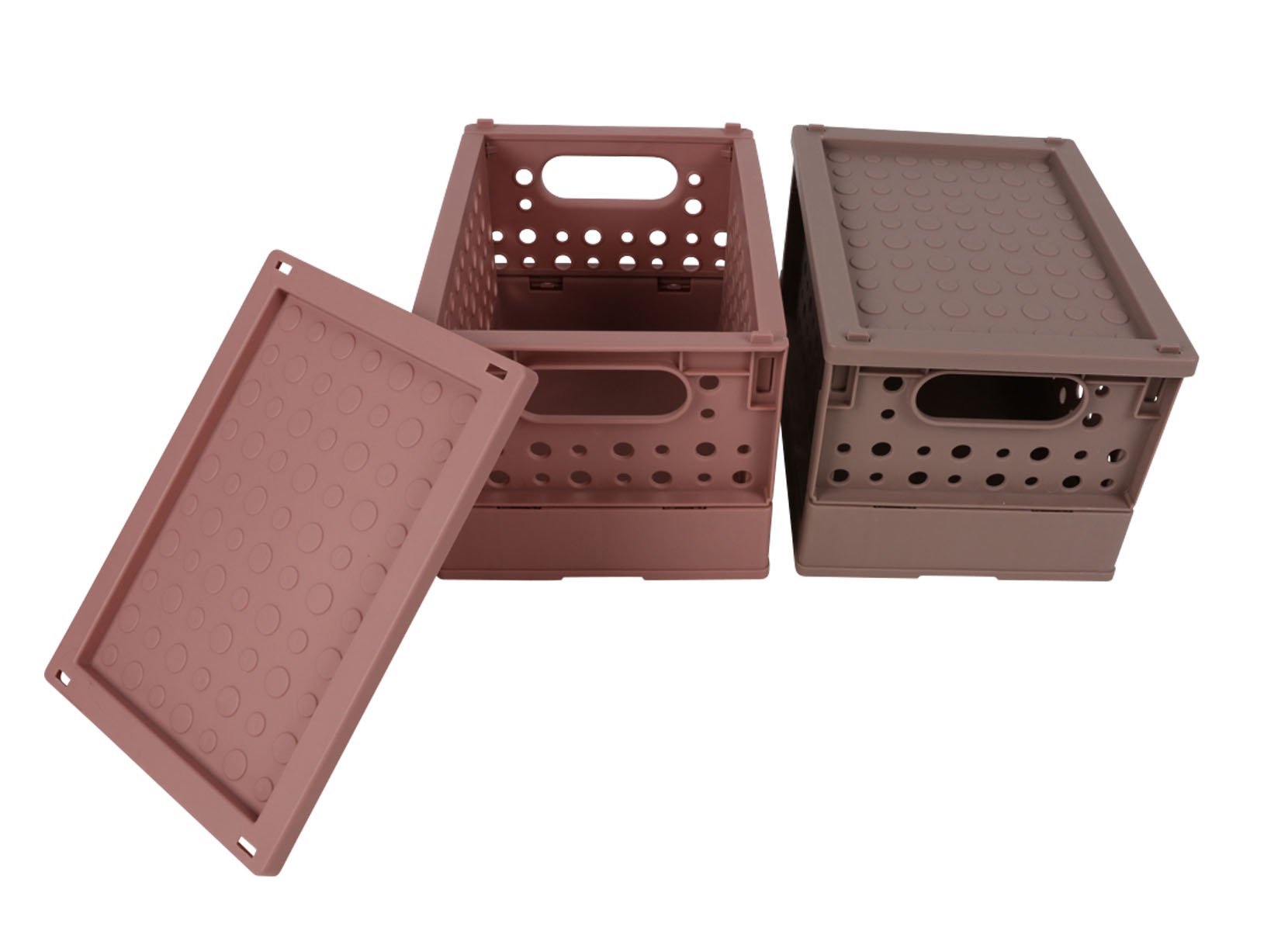 Deko-Klappbox mit Deckel 26x17,5x15cm Bunt
