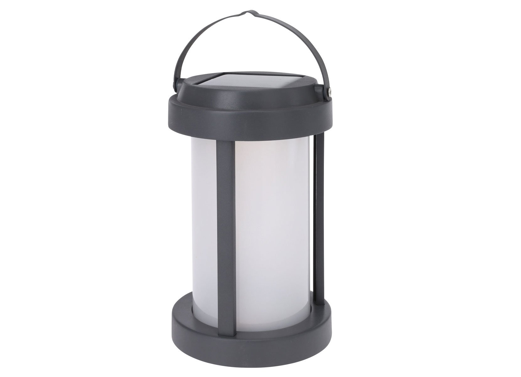 Shell Solar-Campinglampe dimmbar Warmweiß Grau