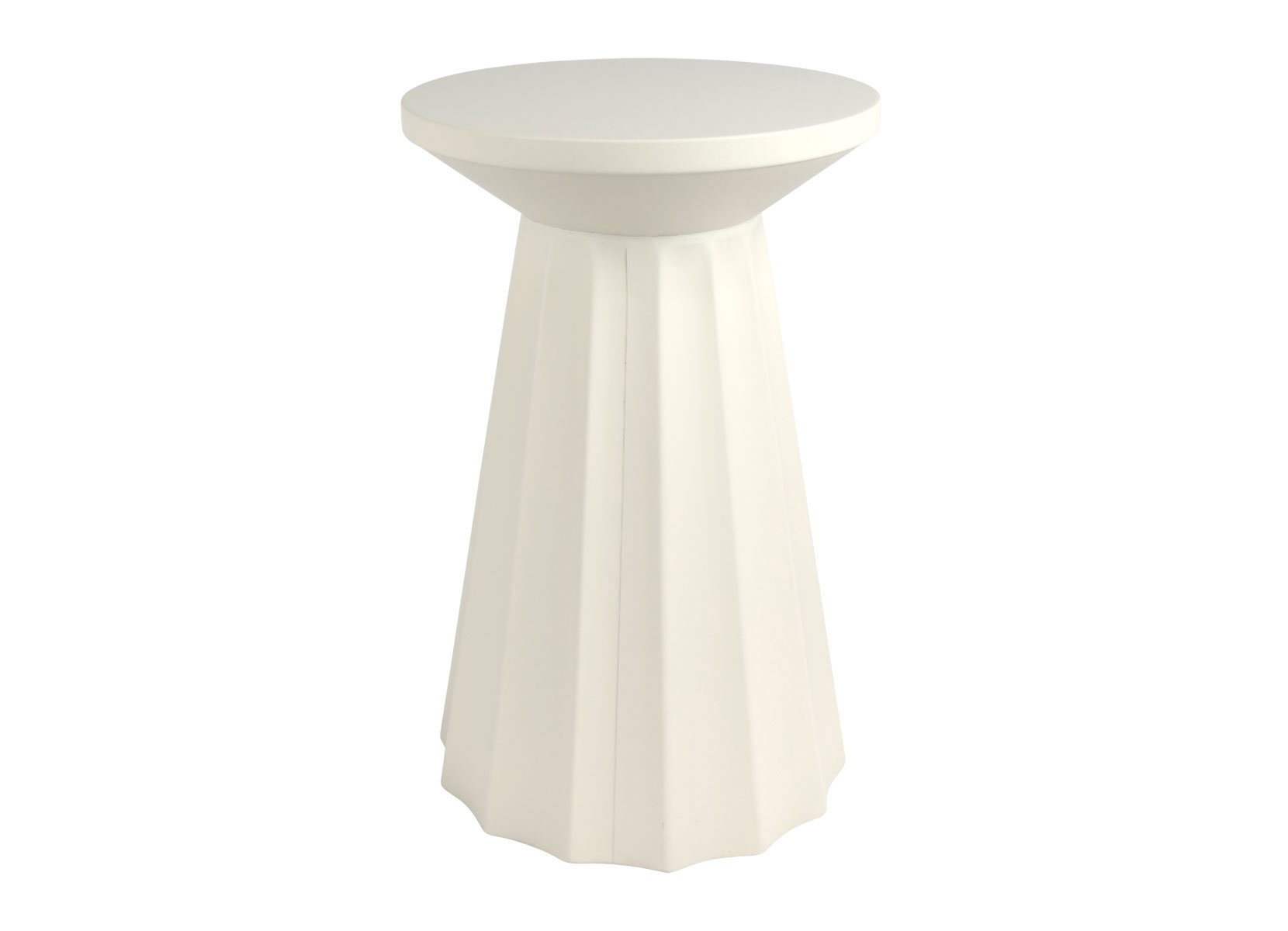 Metall-Hocker 30x46cm Beige
