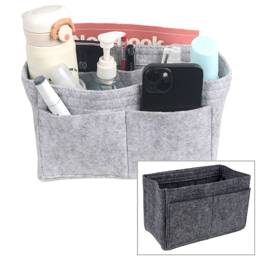 Filz-Organizer für die Handtasche 24x13x15cm