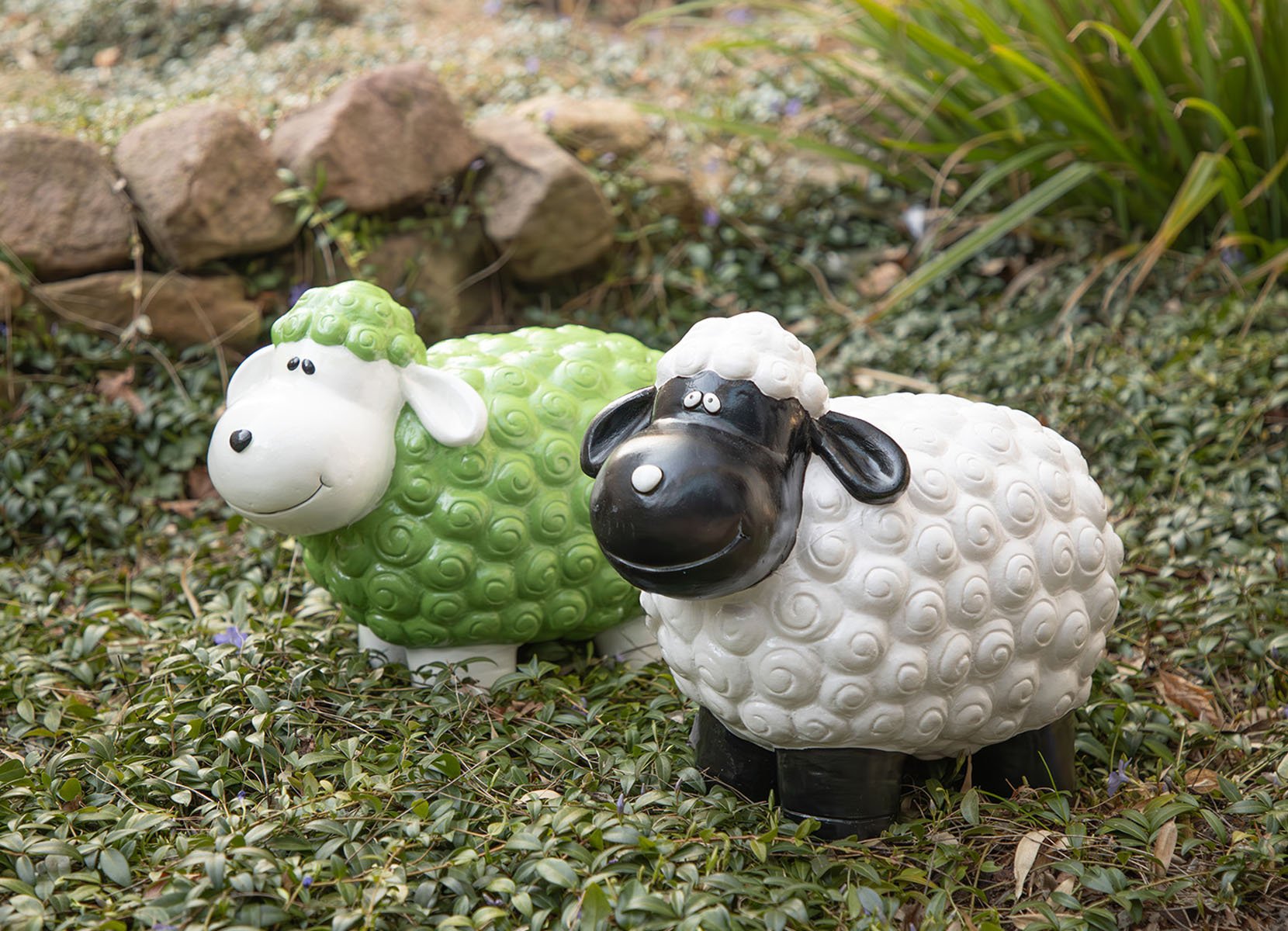 Gartenfigur Schaf Weiß Gartenfigur Schaf Weiß