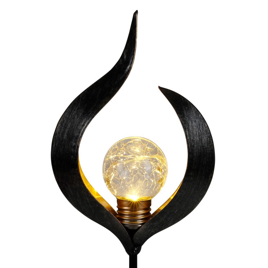 LED-Solar-Gartenstecker Moderne Formen 58,5cm