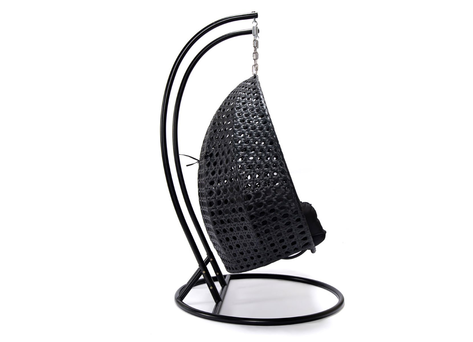 Home Deluxe TWIN Polyrattan-Hängesessel für 2 Personen Schwarz Home Deluxe TWIN Polyrattan-Hängesessel für 2 Personen Schwarz