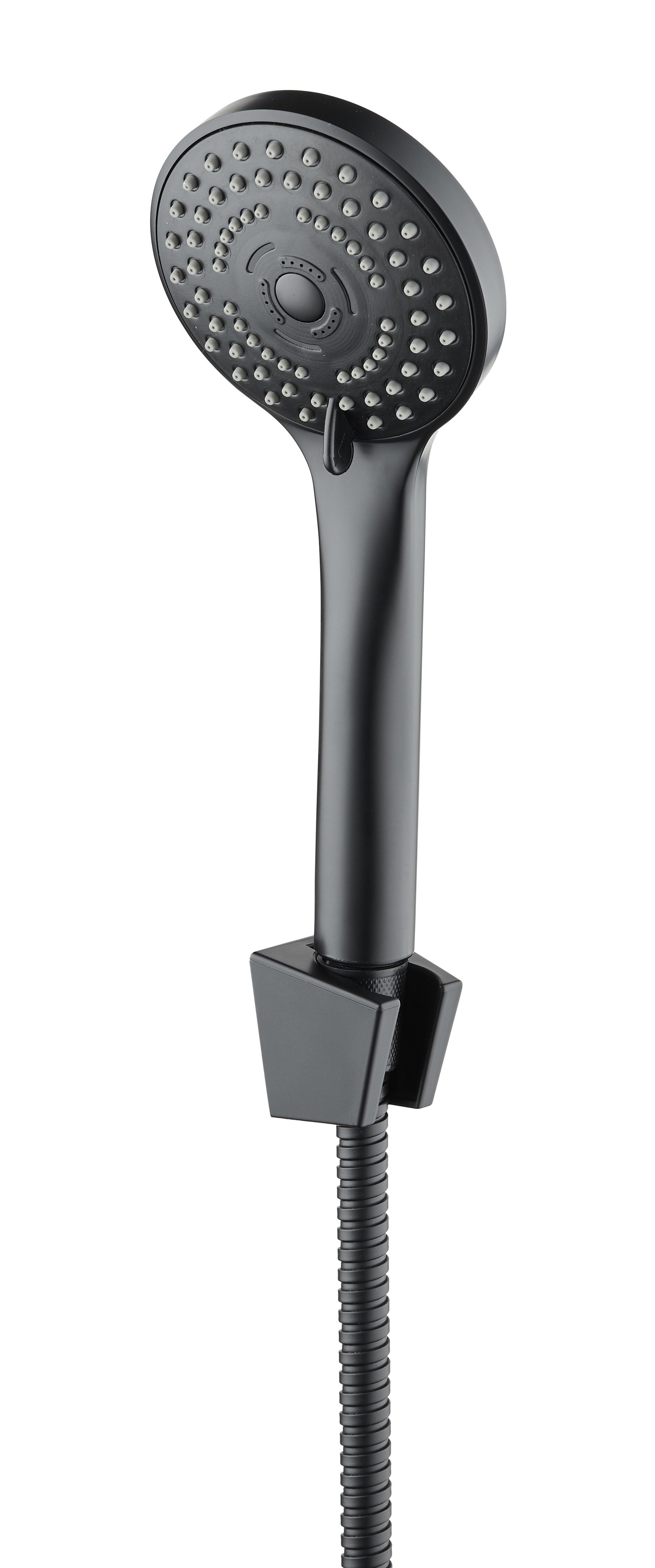 Handbrause-Set 3-teilig Schwarz/Matt