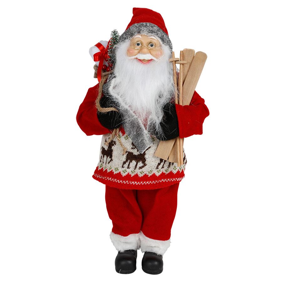 Deko-Weihnachtsmann 60cm Rot