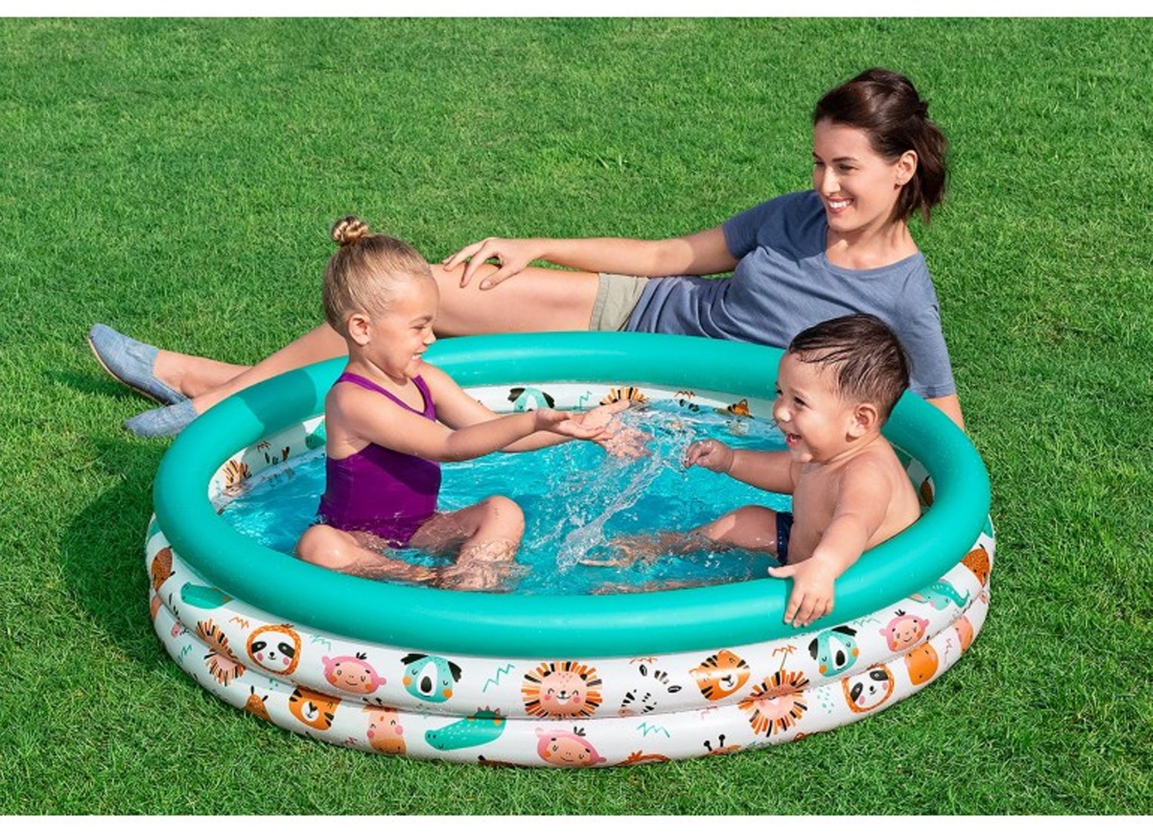 Bestway #51226 Planschbecken Safari Pals 122x25cm