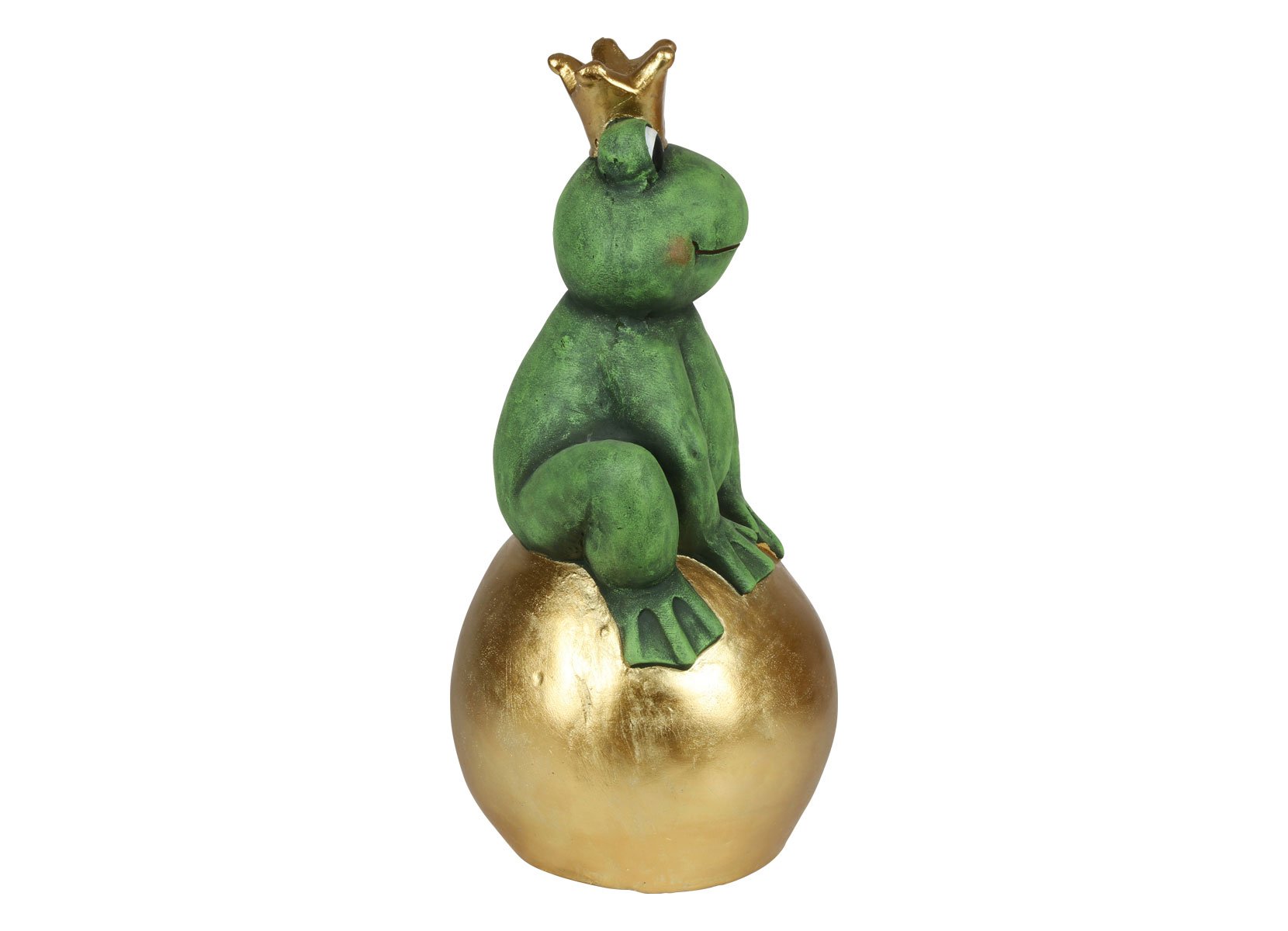 Froschkönig auf goldener Kugel