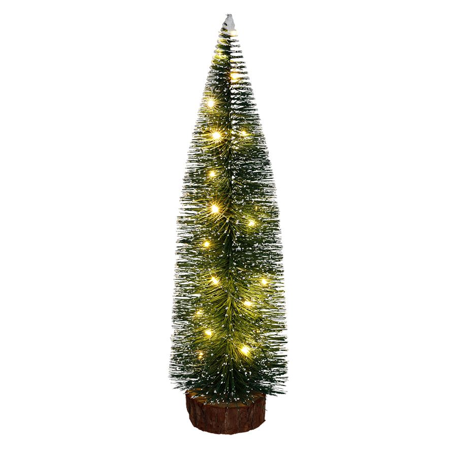 Deko-Tannenbaum beschneit 50cm mit 25 LEDs Warmweiß