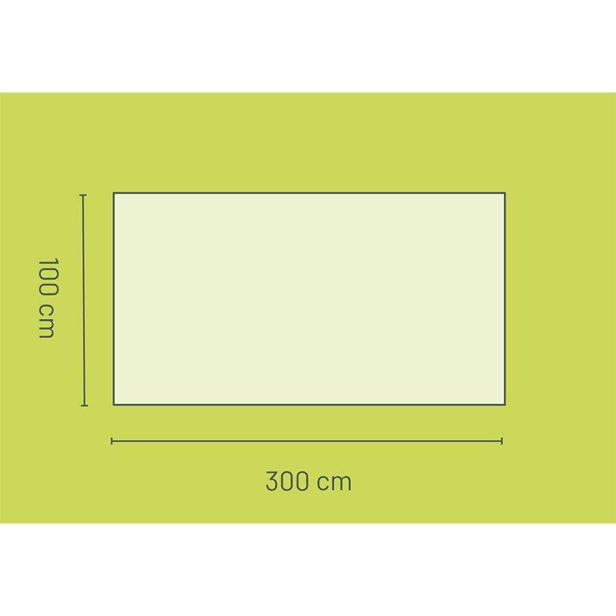 PVC-Sichtschutzmatte 100x300cm Grün