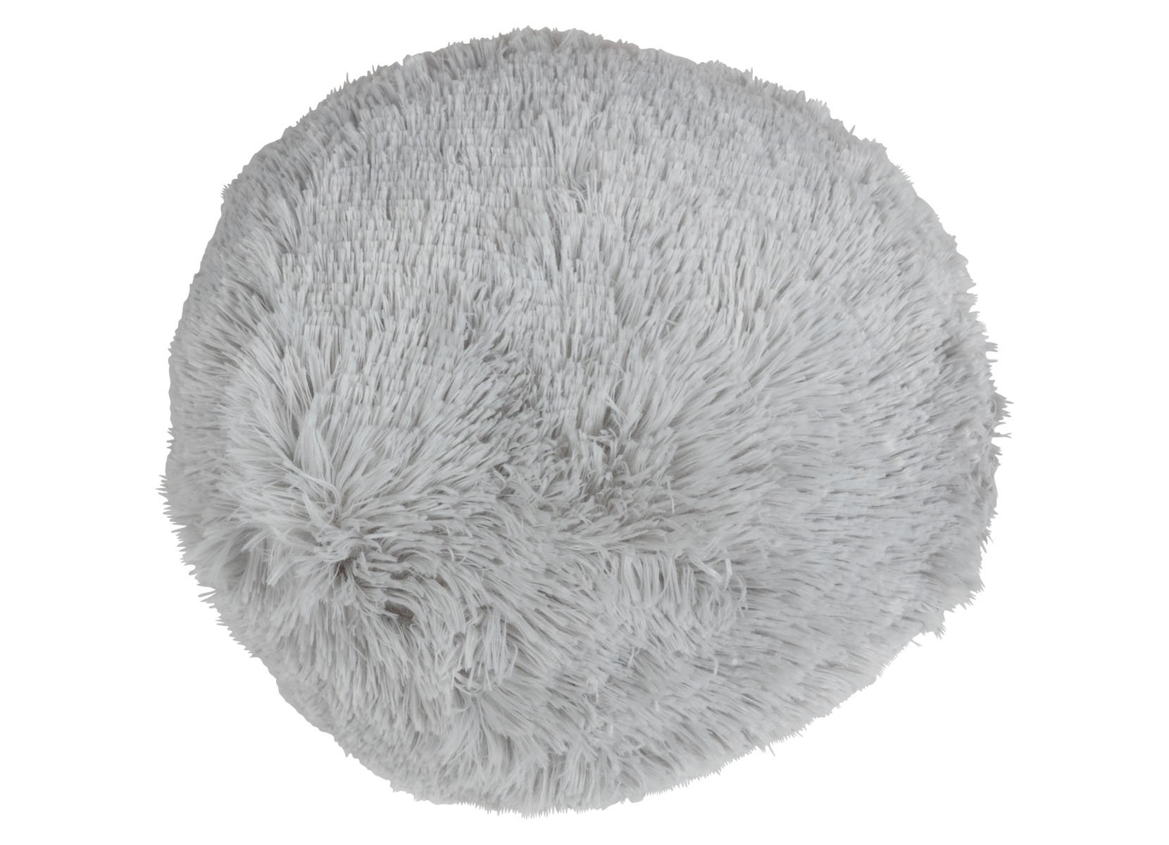 Zierkissen Fluffy 30cm Hellgrau