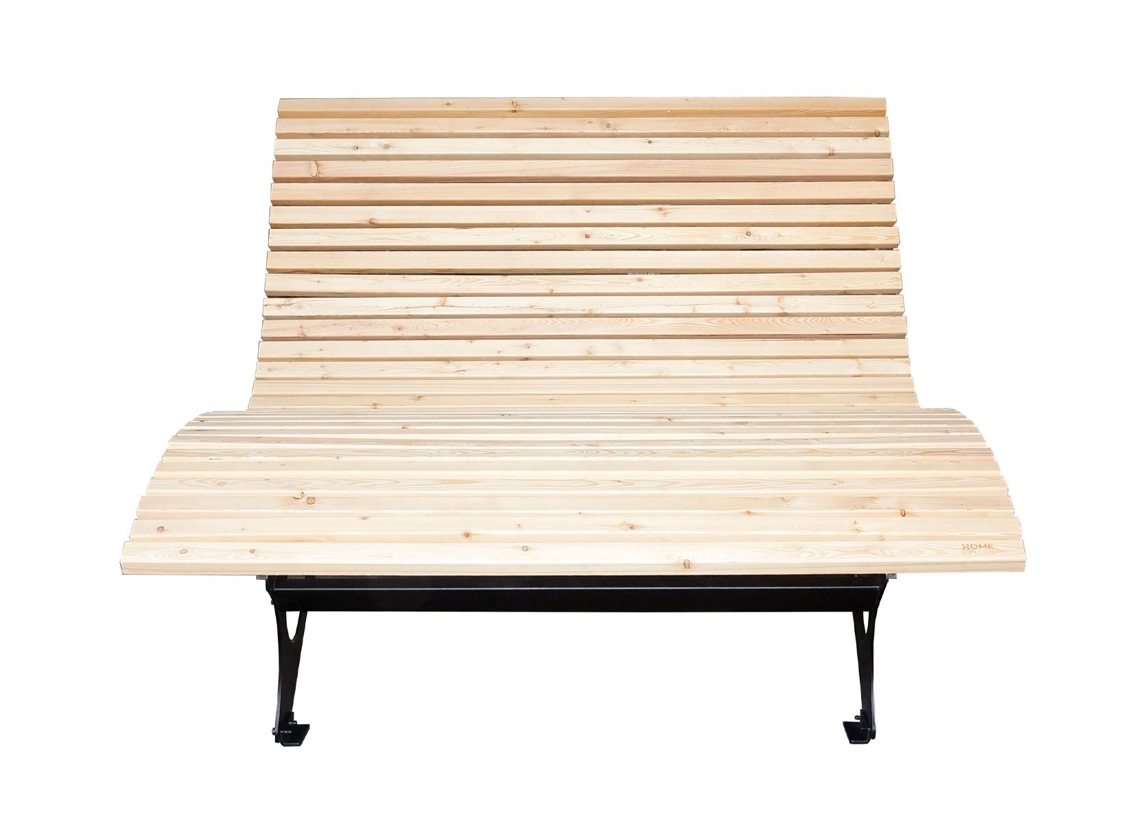 Home Deluxe Wellenholzliege TAIGA 150cm
