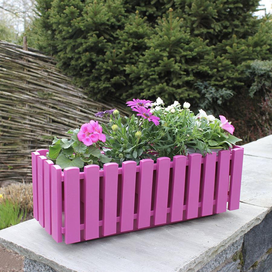 Blumenkasten Fency 46,5x18,5cm Fuchsia