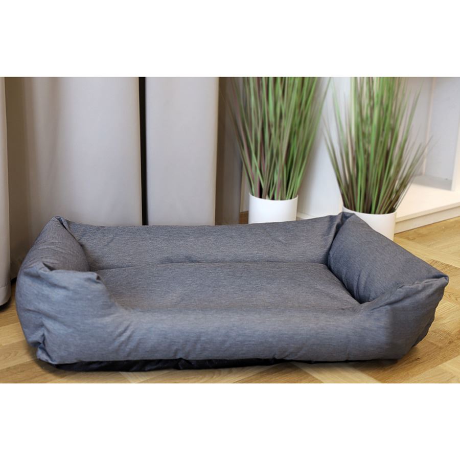 Wasserfestes Hundebett Gr. XL 135x83x28cm Anthrazit