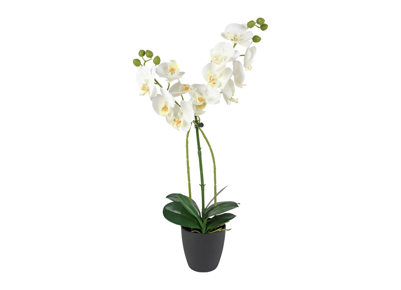 Künstliche Orchidee im Topf 62cm