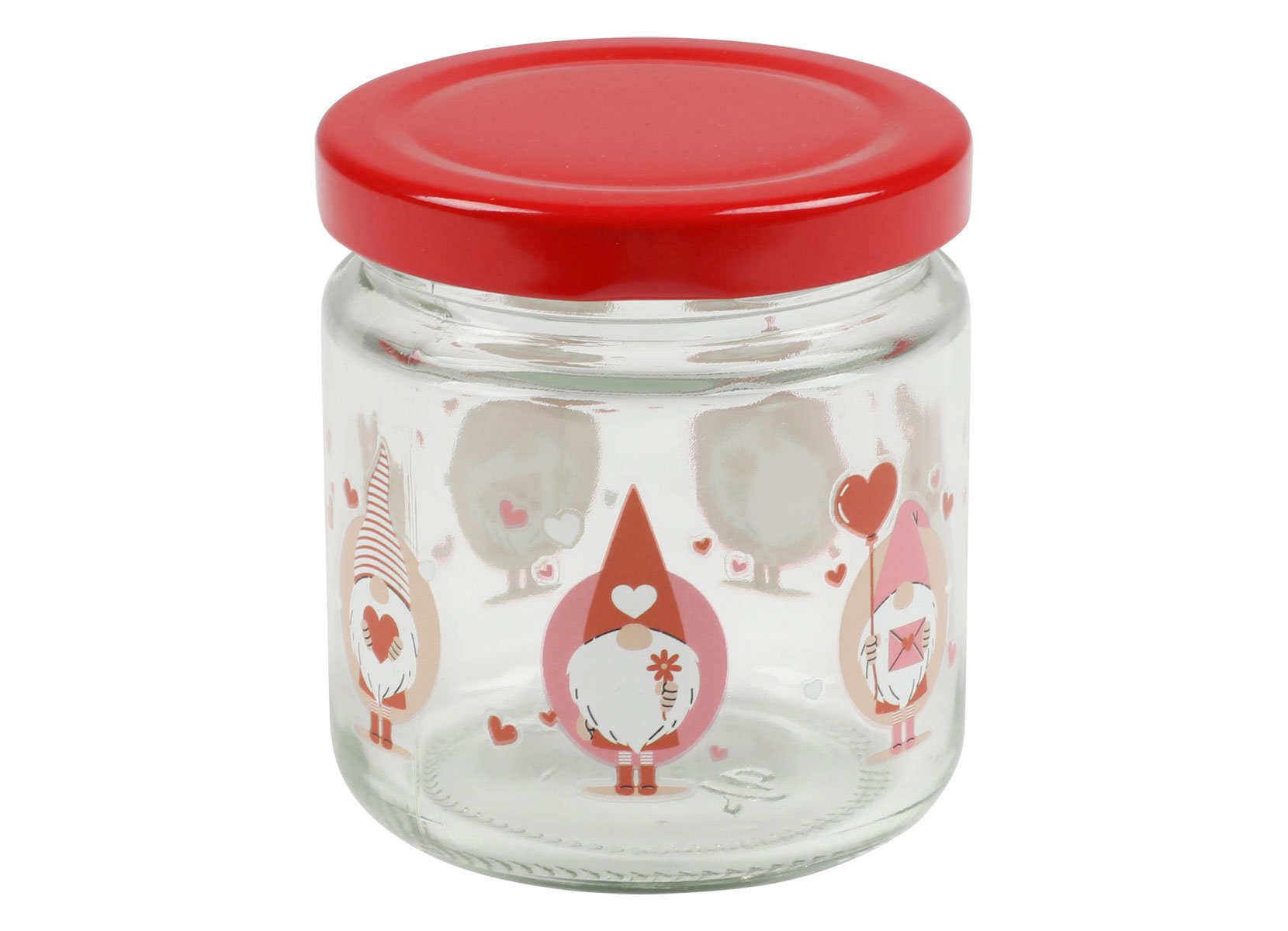 Weihnachts-Einmachglas mit Deckel 210ml