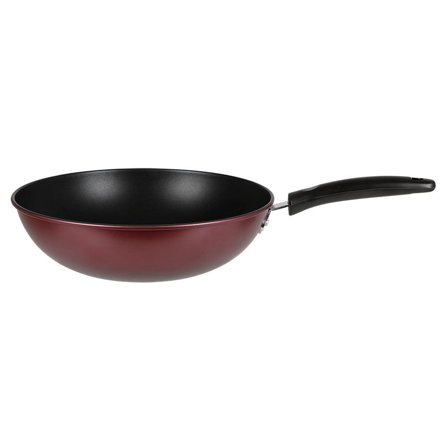 Gastromino Wokpfanne aus Karbonstahl 32cm