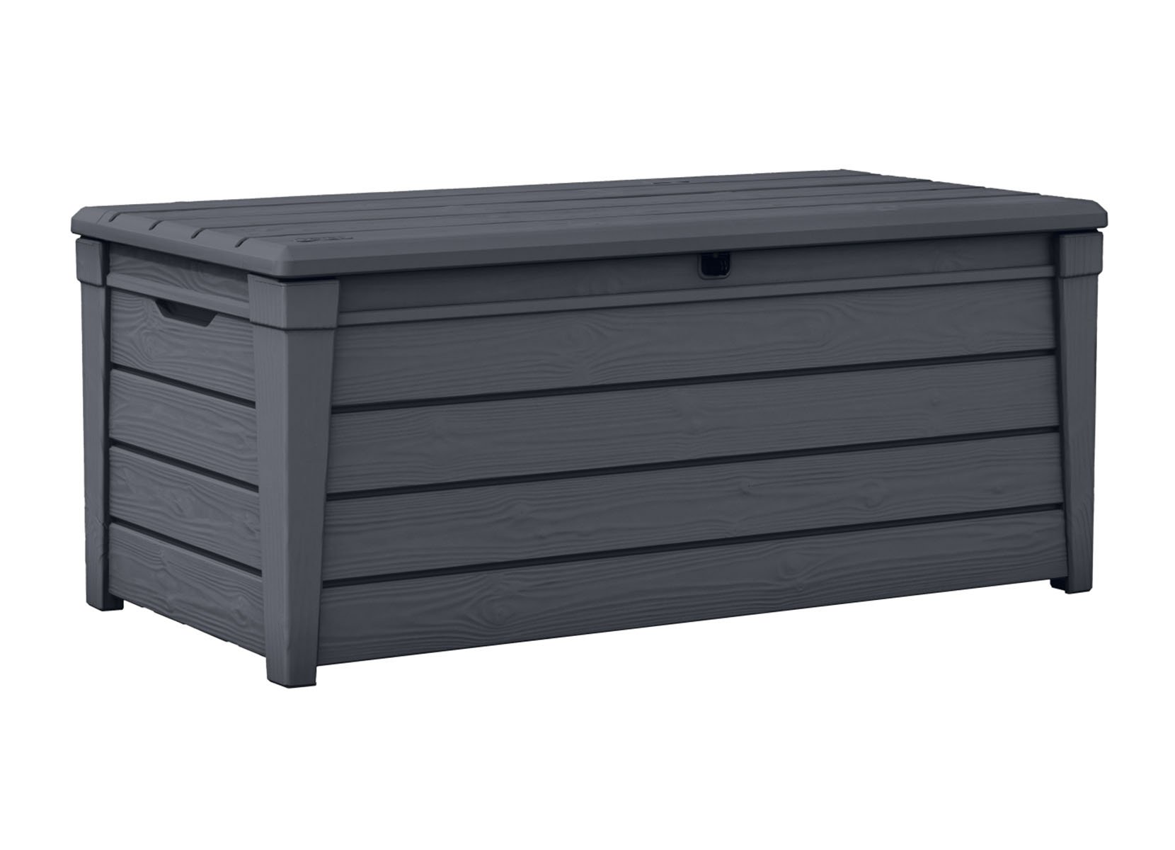 Keter XXL-Gartentruhe Brightwood 454L Anthrazit