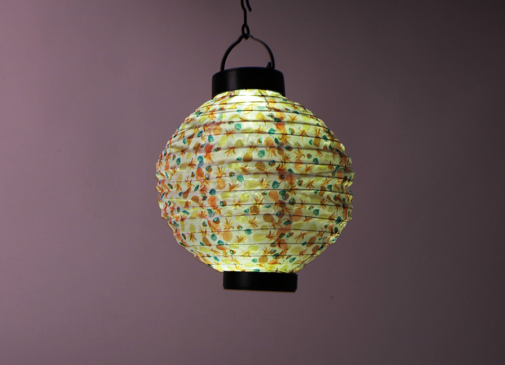 Solar-Lampion 20cm 1 LED Warmweiß