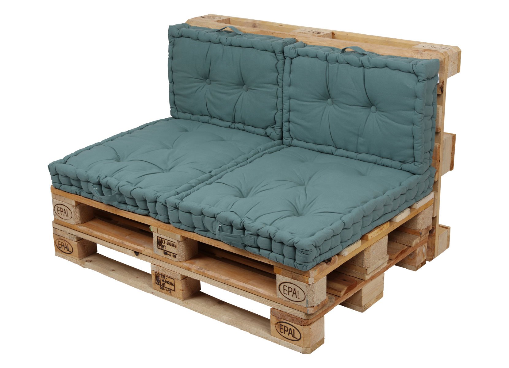Palettenkissen 60x80x12cm Türkis