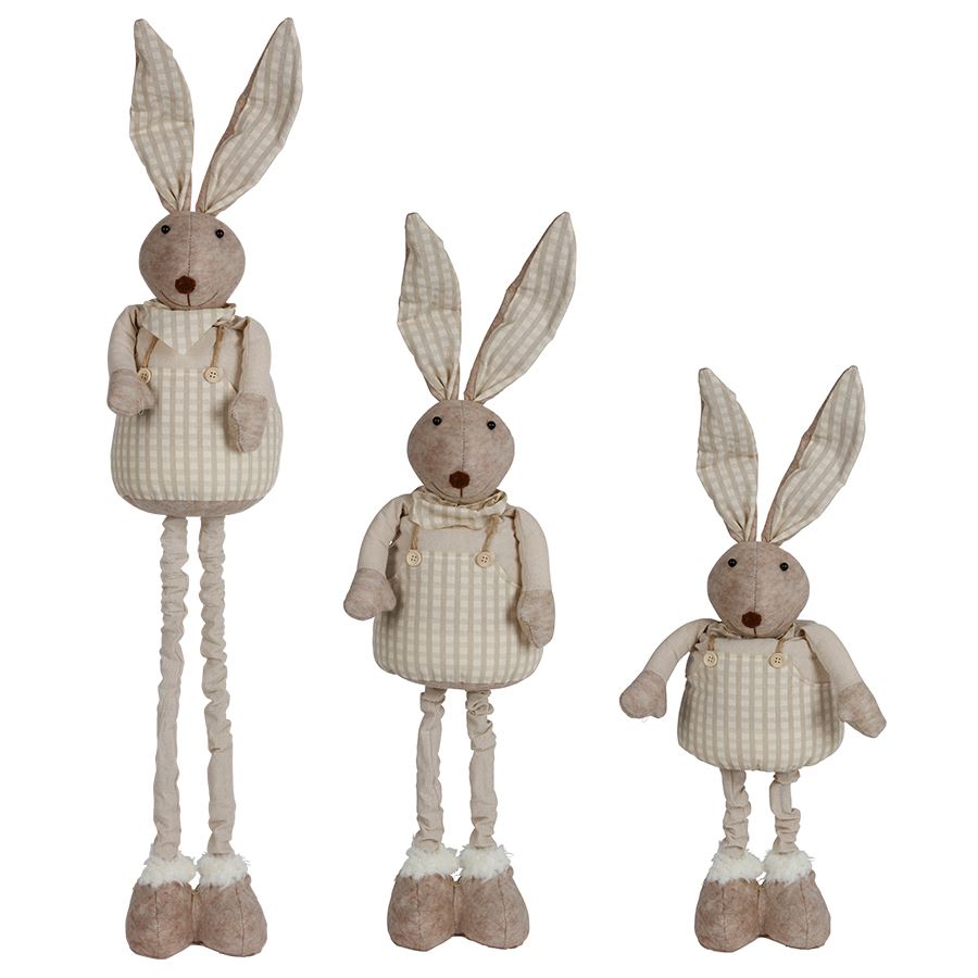Deko-Hase mit Teleskopbeinen 110cm