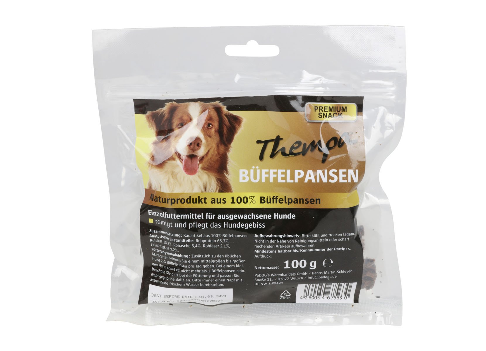 Thempa Büffelpansen 100g