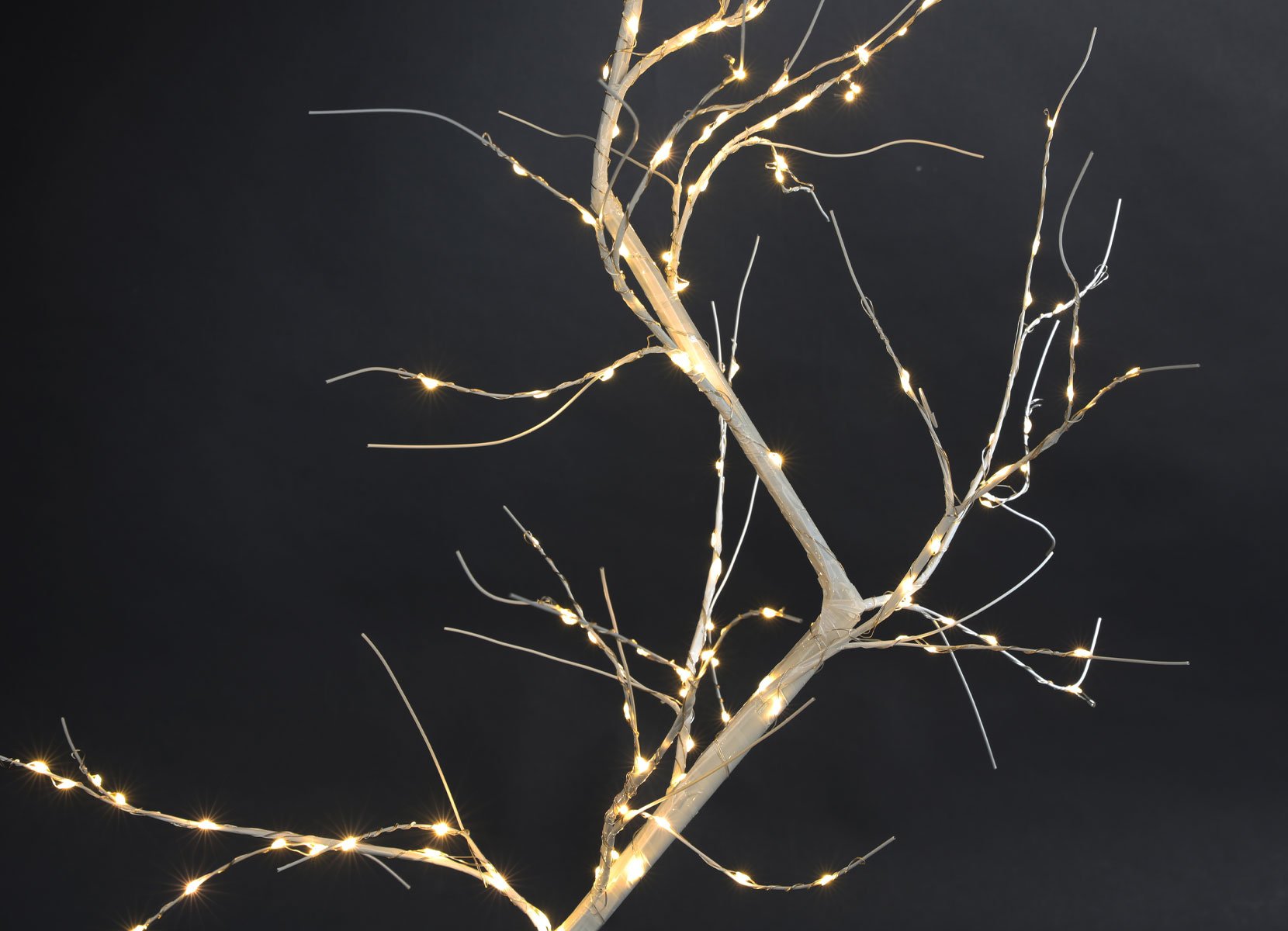 LED-Baum geknickt 144 Mikro-LEDs 1m Warmweiß
