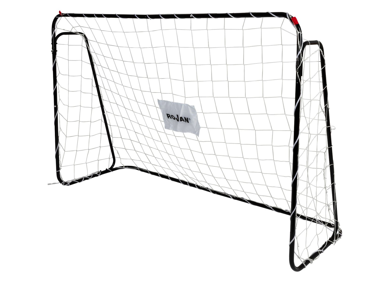 RoJan Fußballtor mit Torwand 180x120x60cm Orange