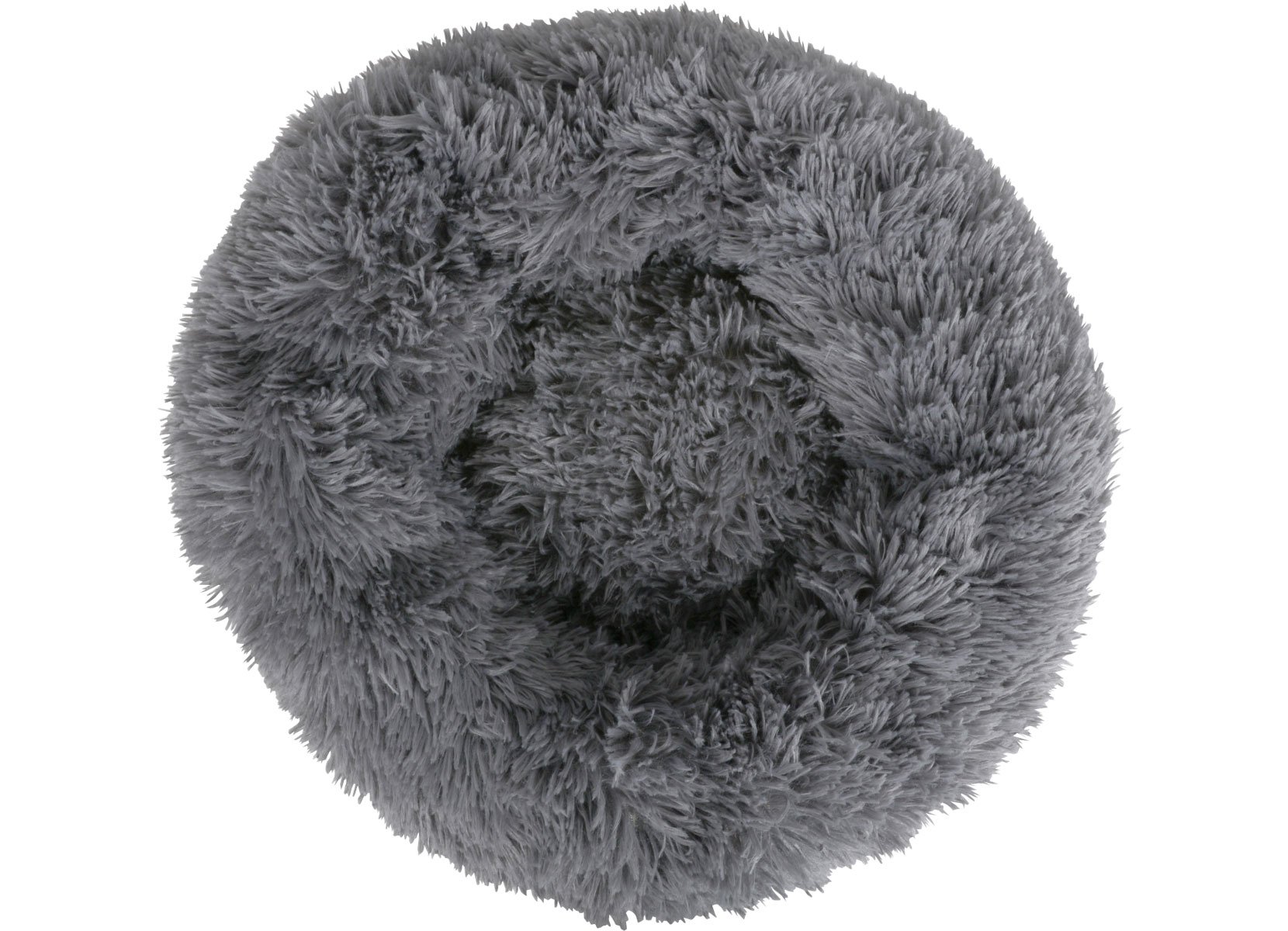 Tier-Plüschbett Donut 50cm Anthrazit