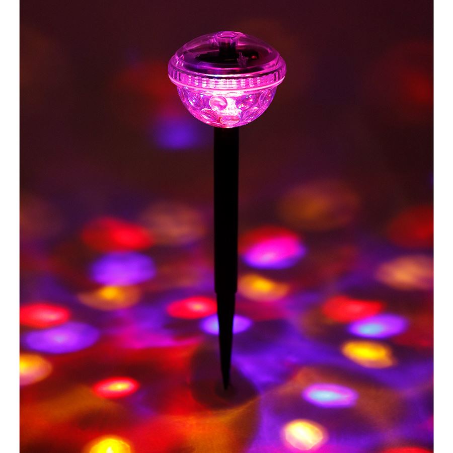 Solar-Partylicht mit 4 bunten LEDs