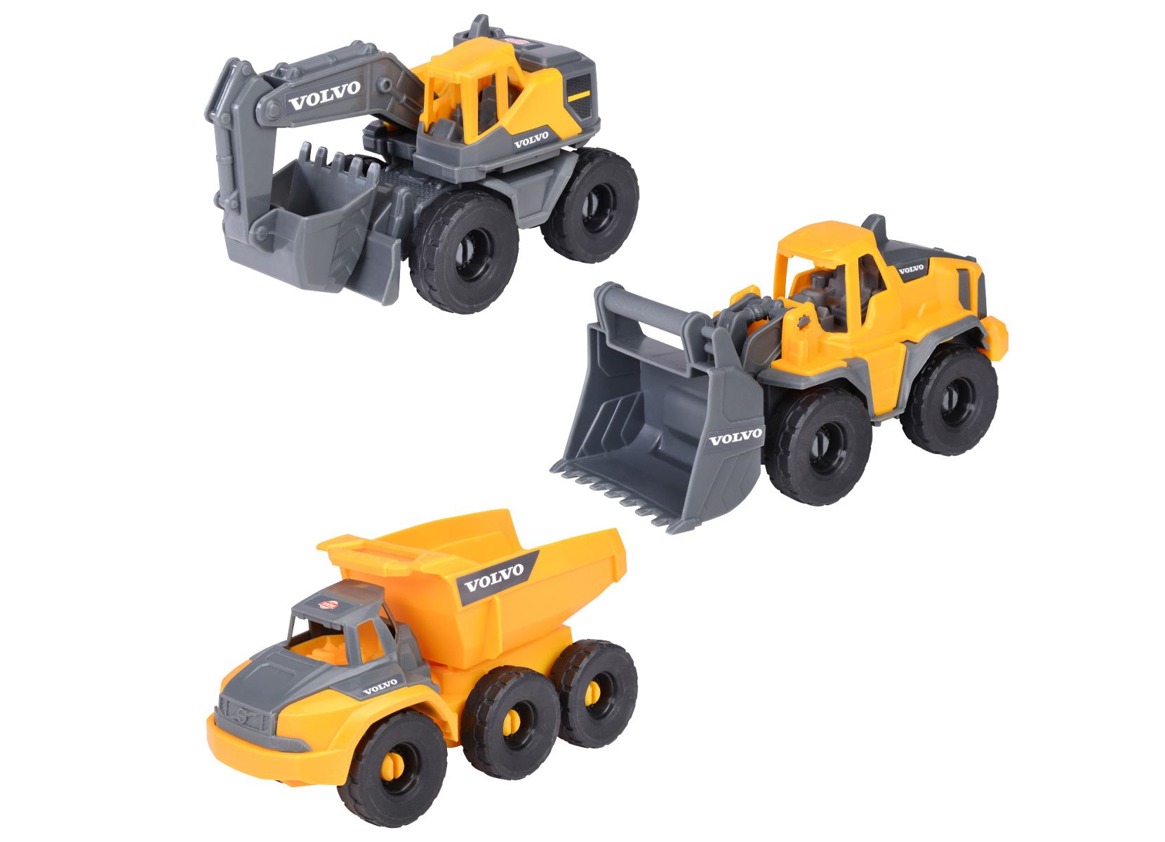 Dickie Toys Baustellenfahrzeuge 3er-Set