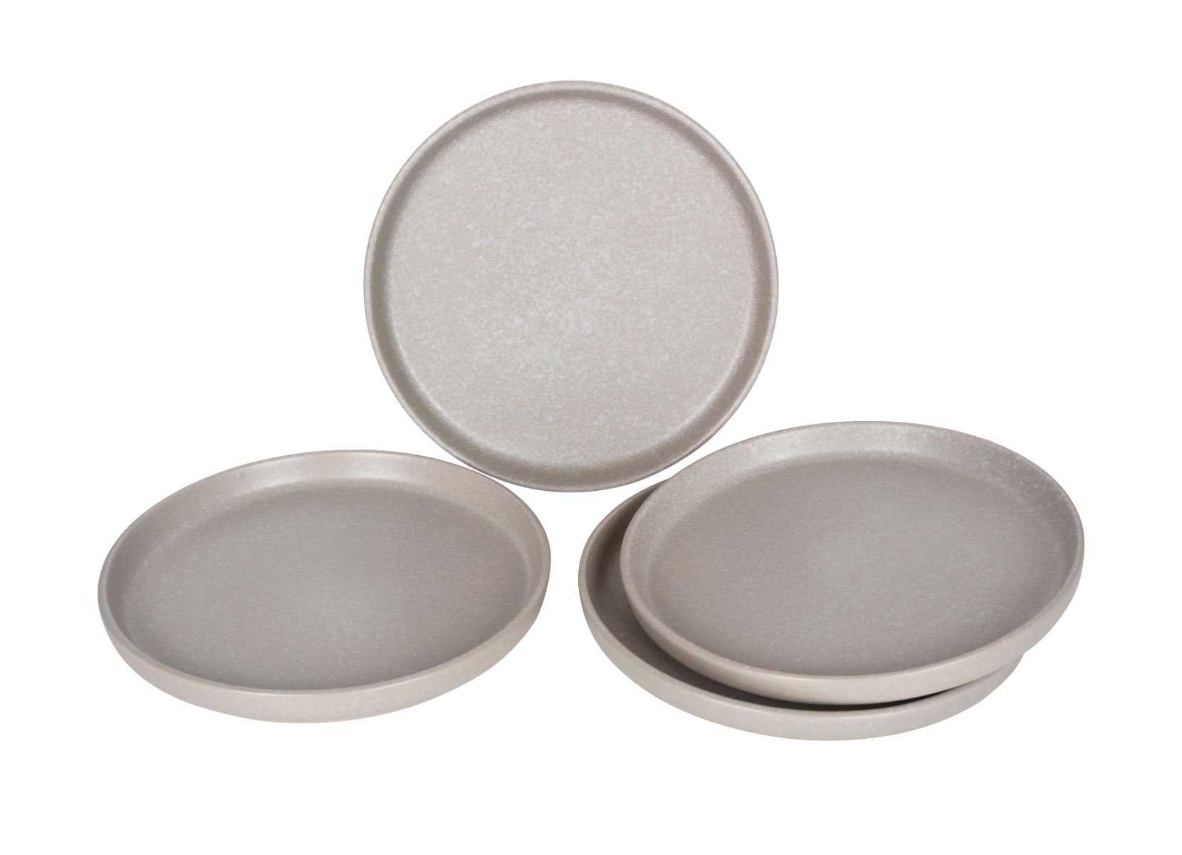 Nature Keramik-Teller klein 21,5cm 4er-Set Beige
