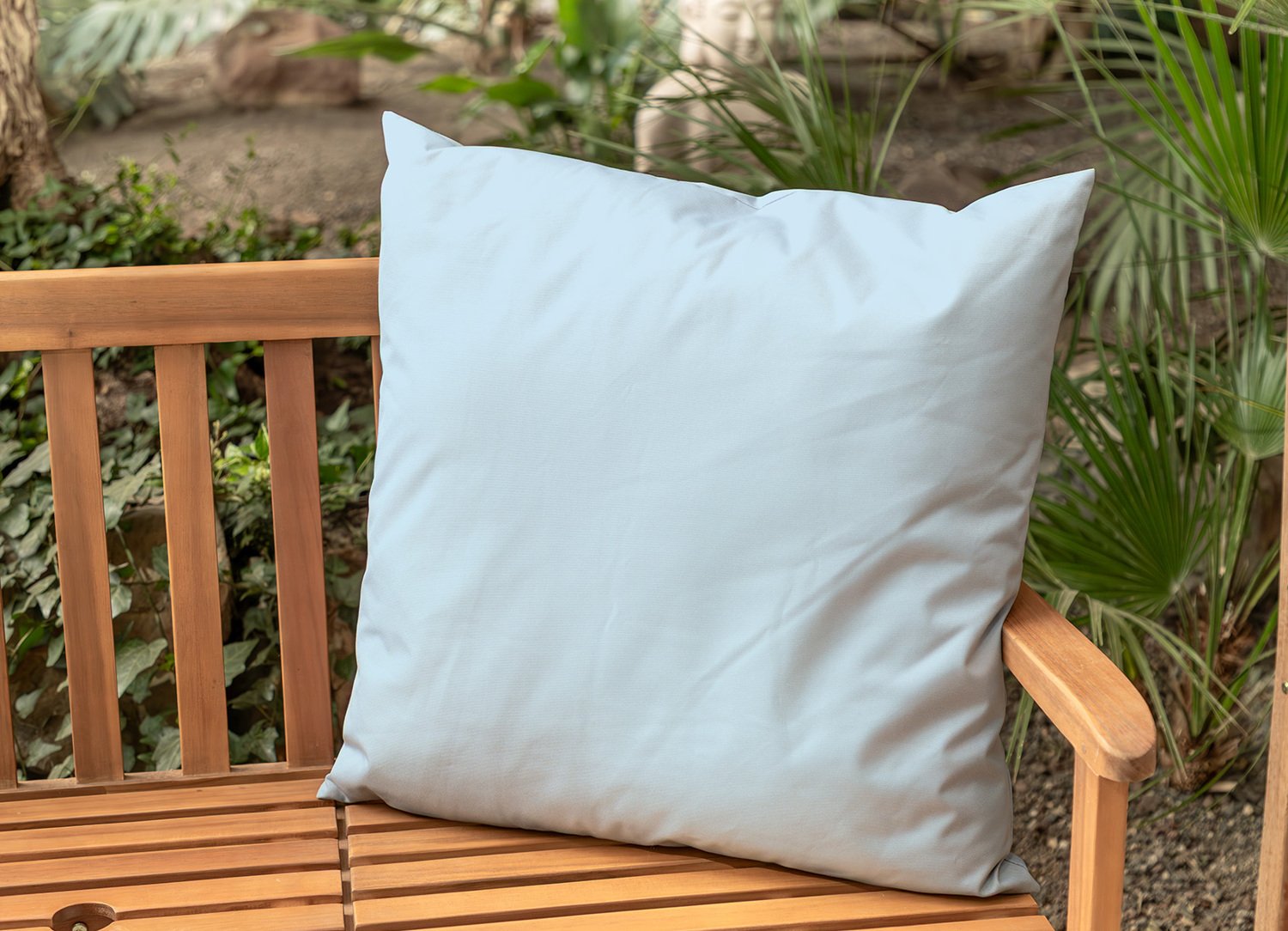 Outdoor XL-Kissen 60x60cm Blaugrau