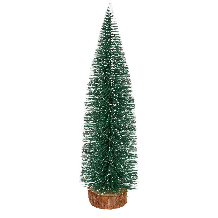 Deko-Tannenbaum beschneit 50cm mit 25 LEDs Warmweiß