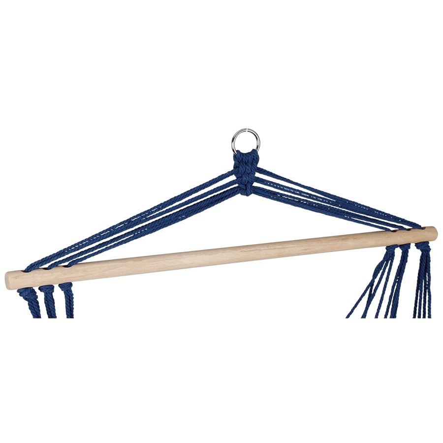 Hängesessel Blau-Beige/Gestreift