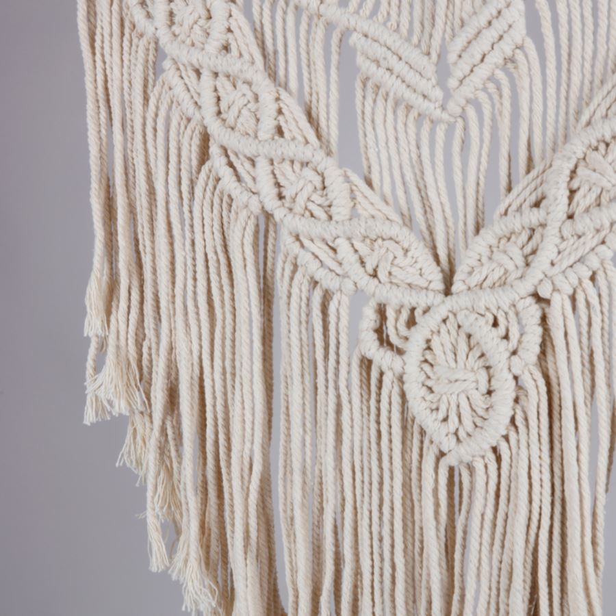 Makramee Wanddekoration im Boho-Style