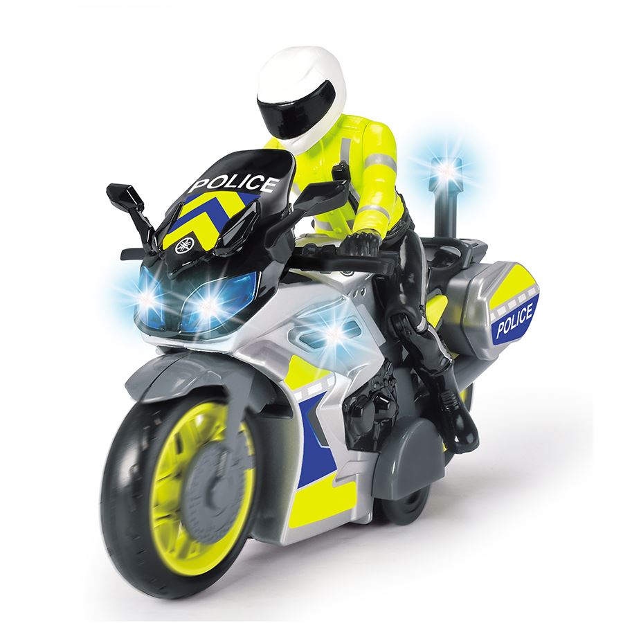 Dickie Toys Polizei-Motorrad mit Licht und Soundeffekte