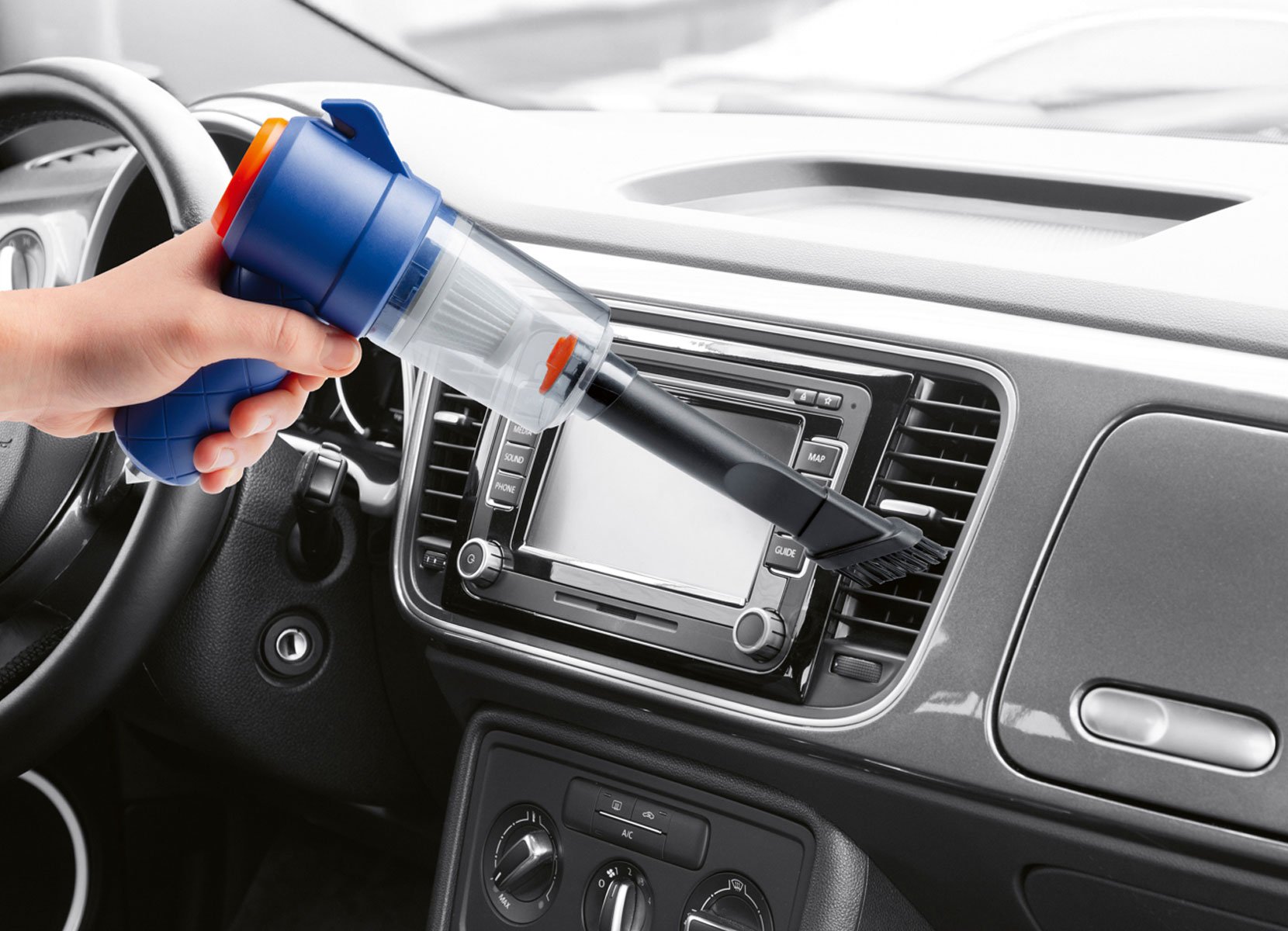 CLEANmaxx Akku-Handstaubsauger 6-teilig Auto-Set CLEANmaxx Akku-Handstaubsauger 6-teilig Auto-Set