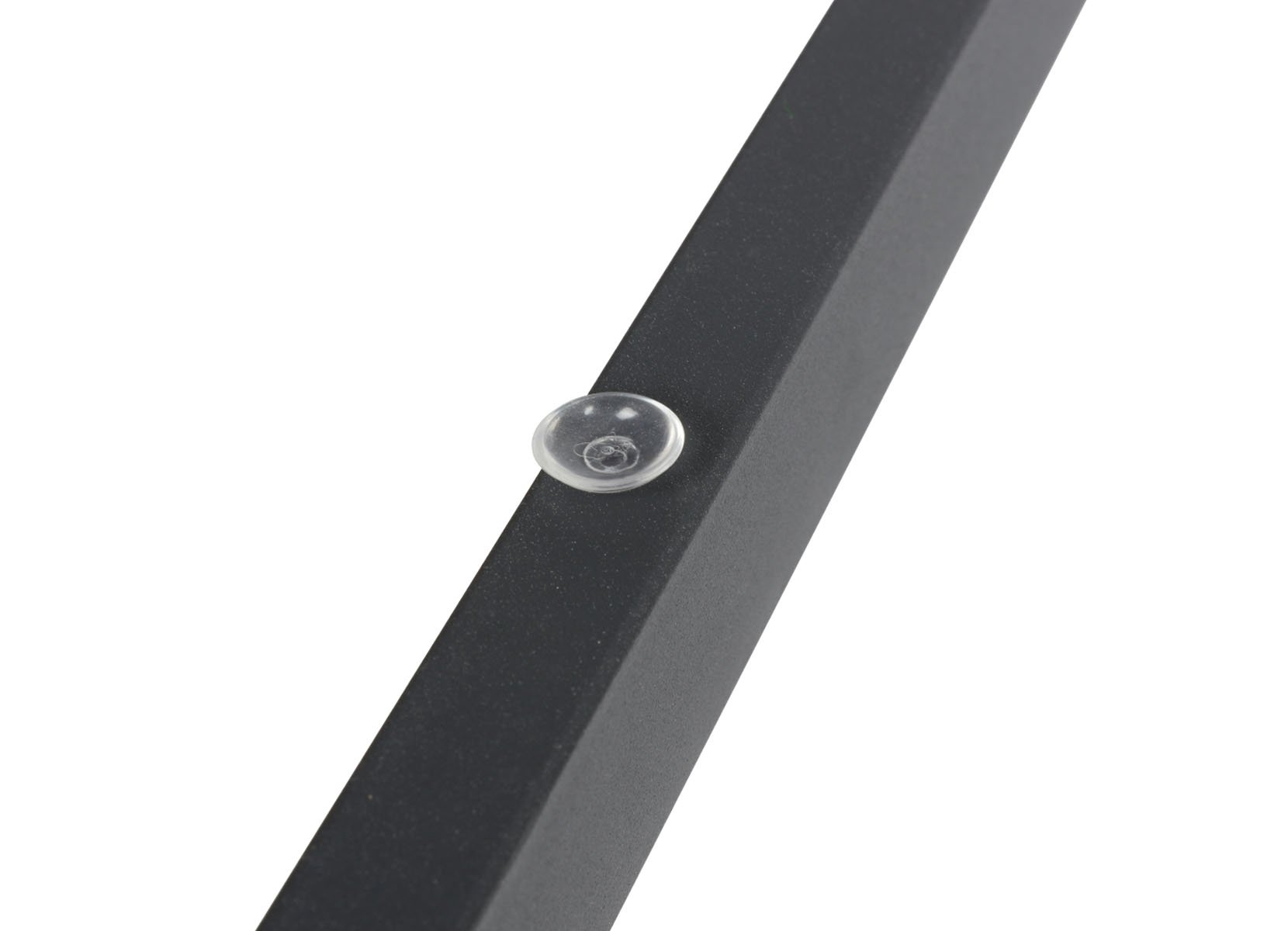 Gartentisch Korfu mit Glasplatte 90cm Anthrazit