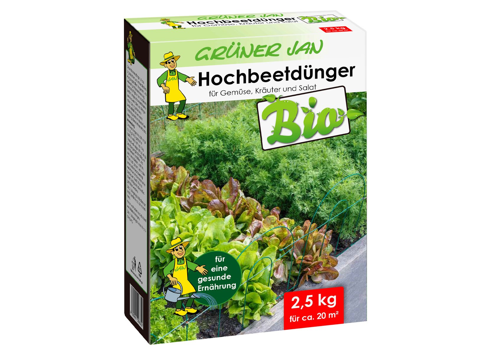 Bio Hochbeetdünger für Gemüse Kräuter Salat 2,5kg