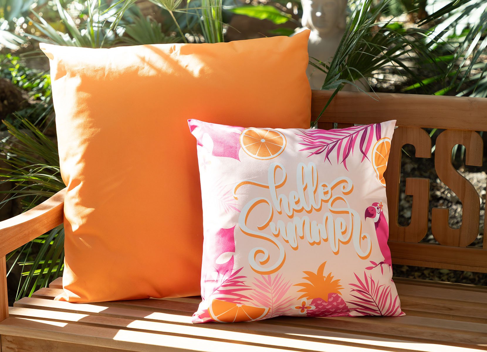 Outdoorkissen Bunter Sommer 45x45cm
