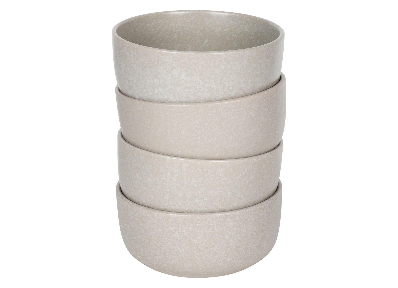 Nature Keramik-Schale 15cm 4er-Set Beige